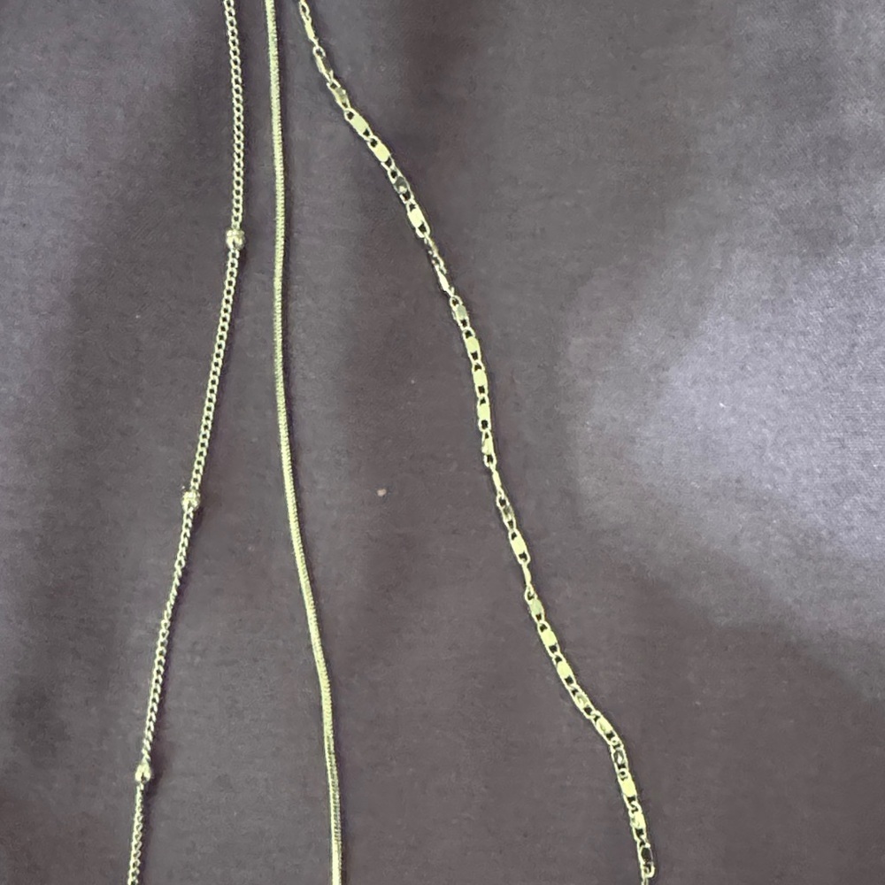 Bancroft Silver Multi-Layered Necklace 15.5" - Picture 2 of 3